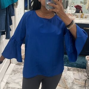 NWOT bell-sleeve blouse